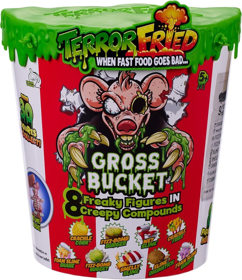 Terror Fried 08095 Bucket, When Fast Food Goes Bad, Gross collectables with Slime, Boys Aged 4-10, Multiple Compound Play, Multicolour - Image 1